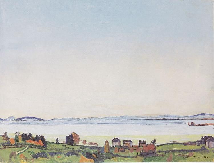 Ferdinand Hodler Der Genfersee von Lausanne aus France oil painting art